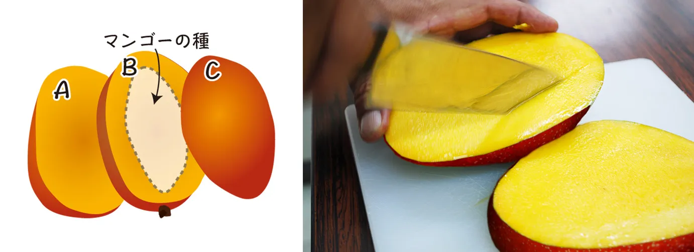 花咲カット：見栄えがきれいで高級感のあるカットの仕方です。